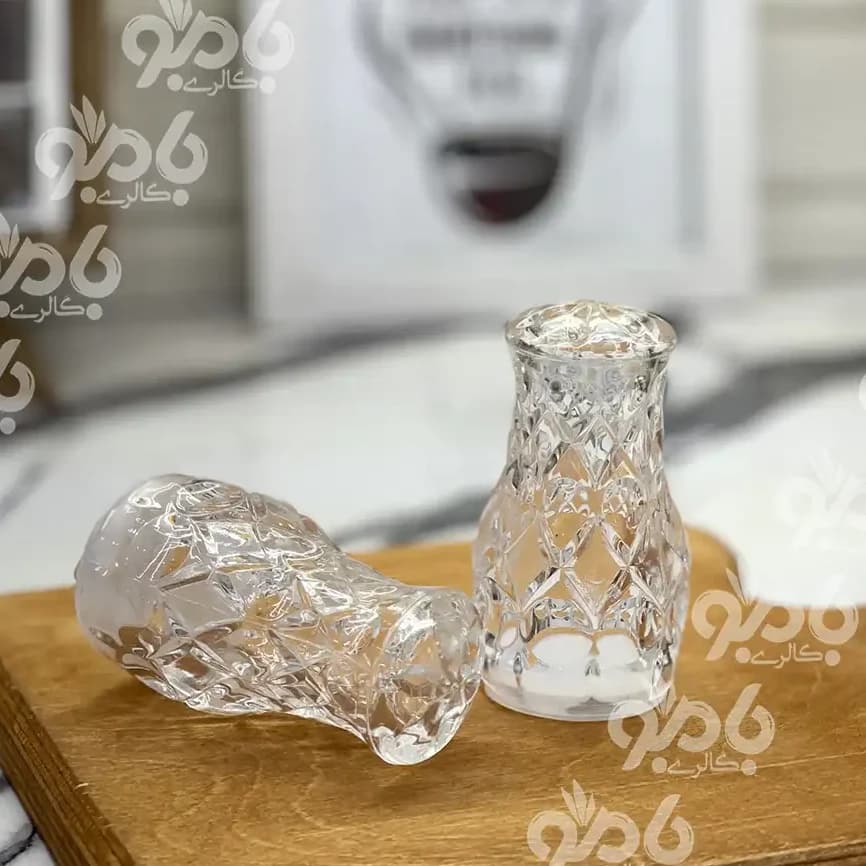 نمک پاش جفتی اکرولیک طرح آنجلیکا