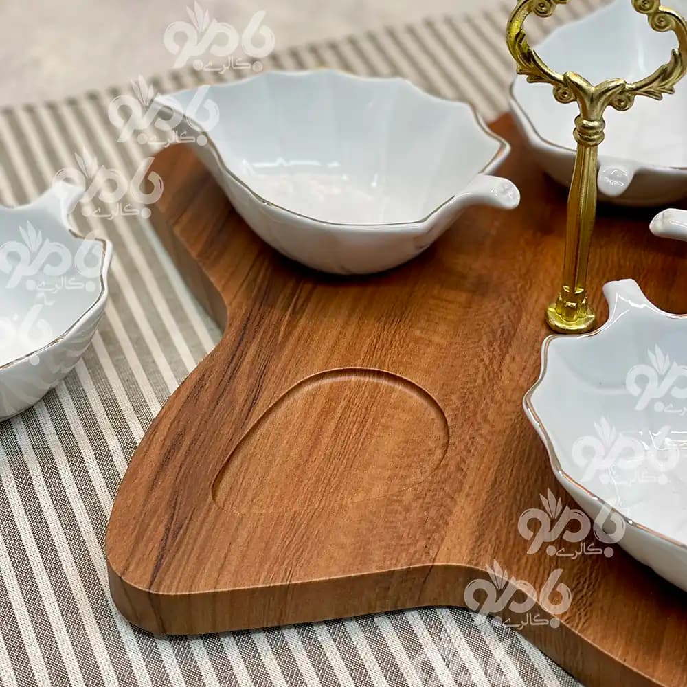 اردو خوری زیره چوب 5خانه برگ لیمون — تصویر ۳