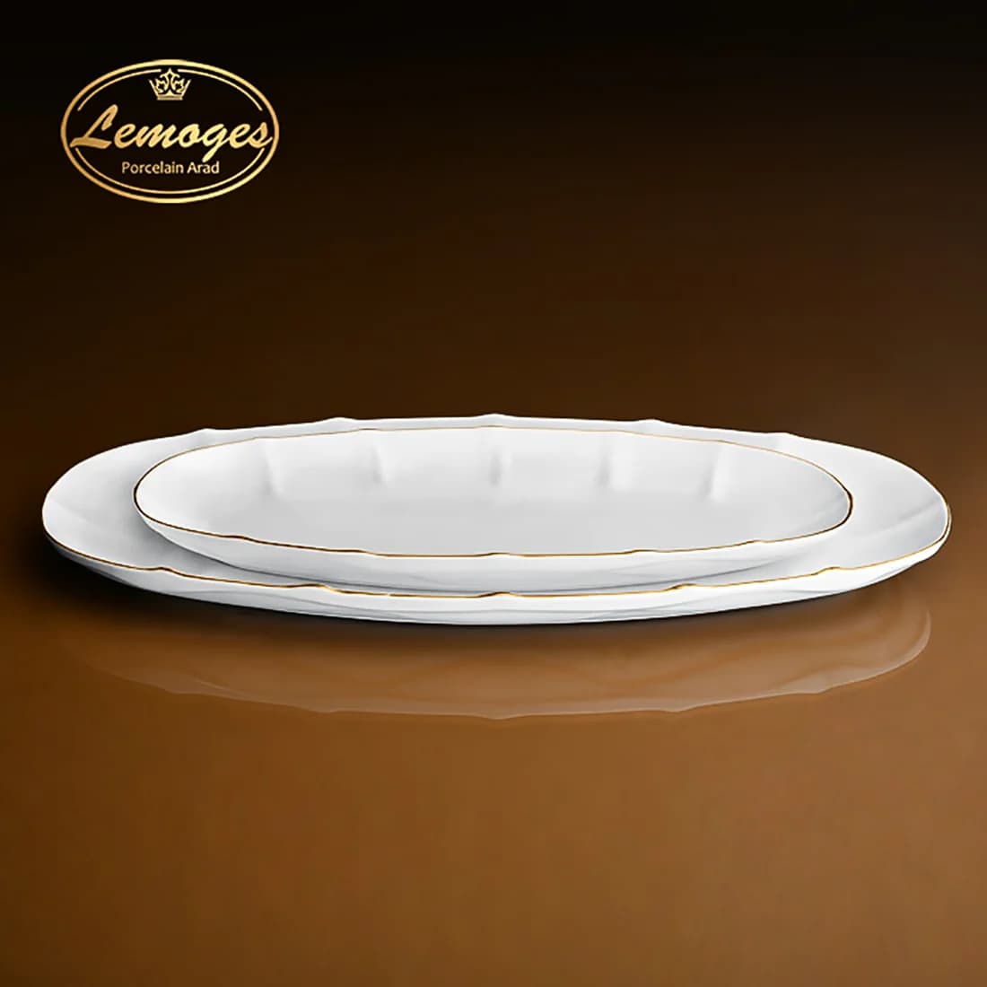 دیس چینی ماهی خوری بزرگ لیمون