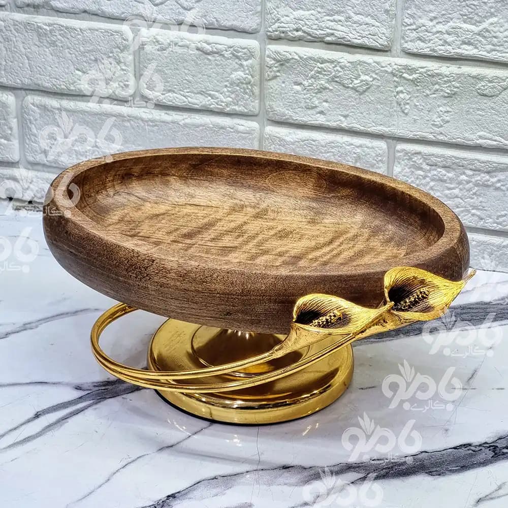 کشکول چوب راش مستطیل ارکیده G053