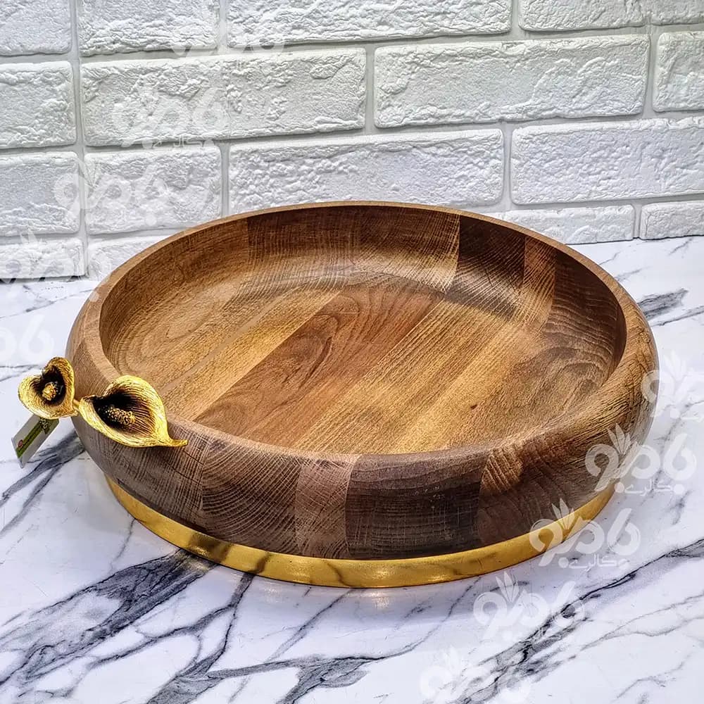 میوه خوری چوب راش مستطیل ارکیده G050