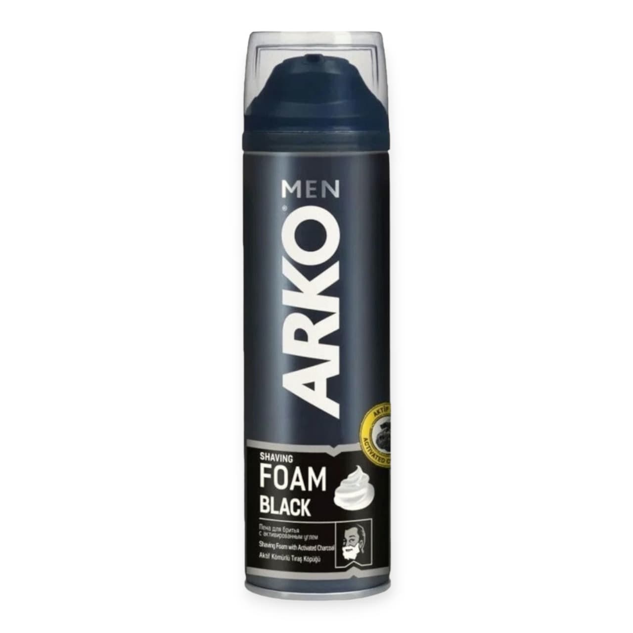فوم اصلاح آرکومنARKO-MEN مدل BLACK حجم 200 میلی لیتر