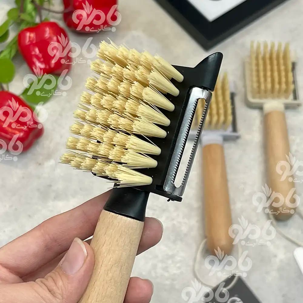 پوست کن و فرچه چوبی وارداتی WS015 — تصویر ۴