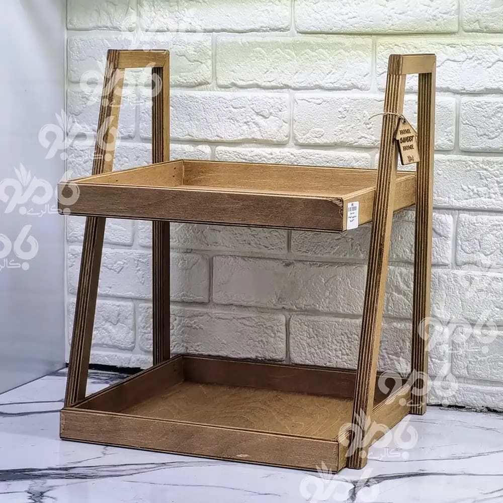 استند چوبی پلای وود 2 طبقه 30*30