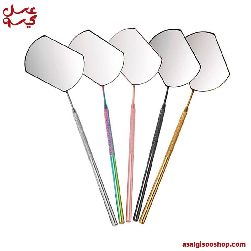 آینه بزرگ فلزی مژه-کد1474