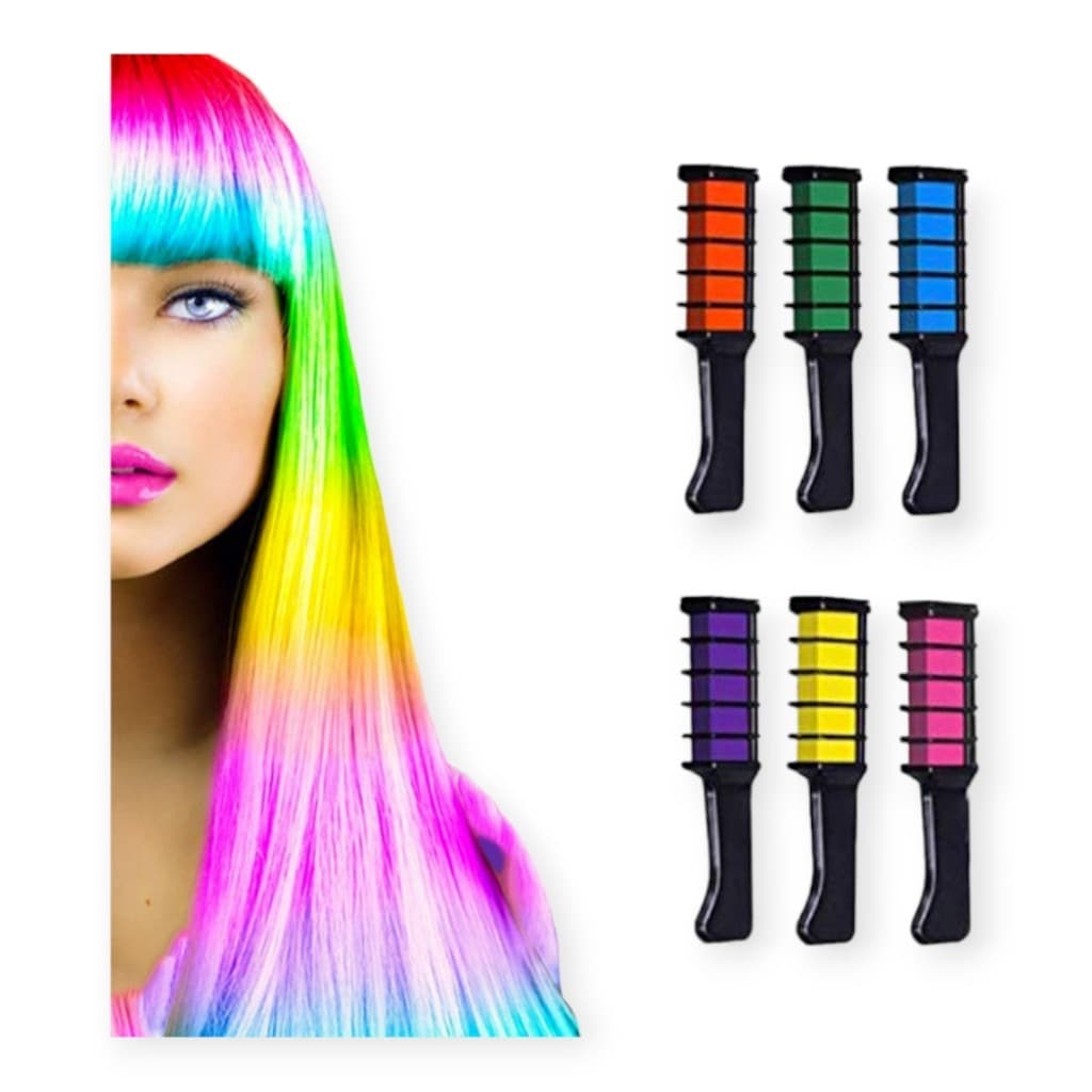 گچ مو شانه‌ ای فانتزی برند هیر کالر Hair Color در 6 رنگ جذاب — تصویر ۳