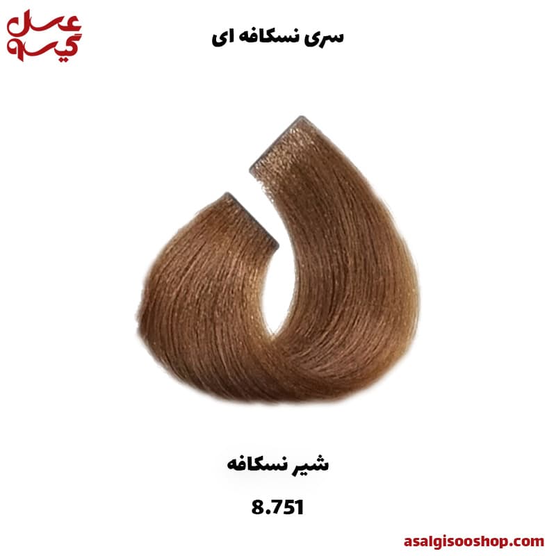 رنگ مو کاترومر KATROMER سری نسکافه ای-کد1407 — تصویر ۳