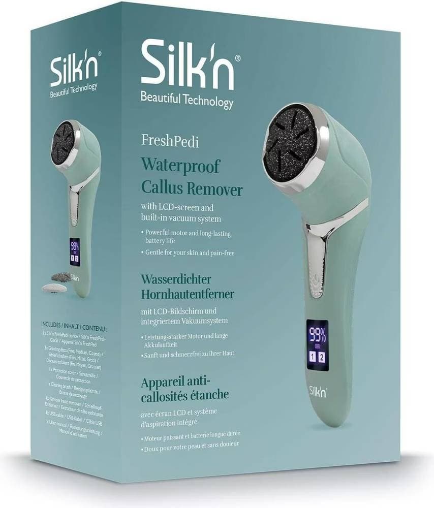 دستگاه سنگ پا برقی و پدیکور سیلکن (Silk’n) مدل FreshPedi — تصویر ۴