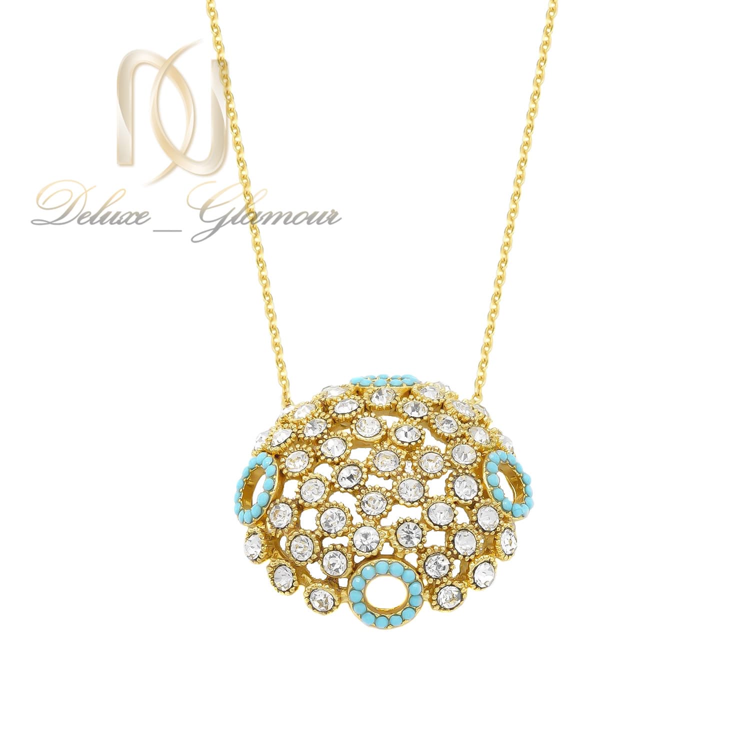 گردنبند زنانه پرنگین گرد NW-N574