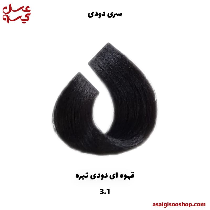 رنگ مو کاترومر KATROMER سری دودی-کد1401 — تصویر ۲