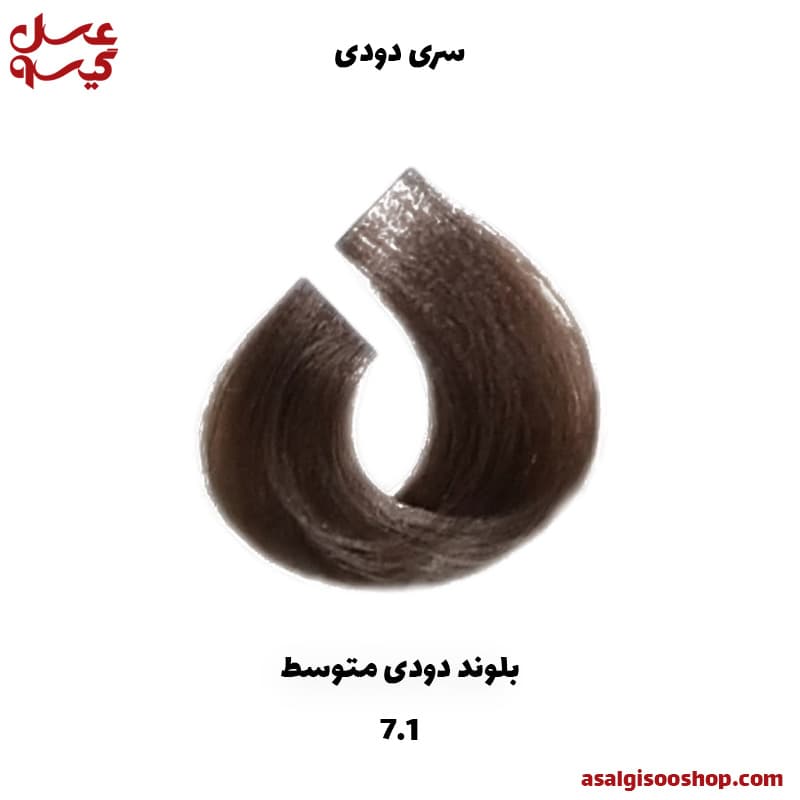 رنگ مو کاترومر KATROMER سری دودی-کد1401 — تصویر ۶