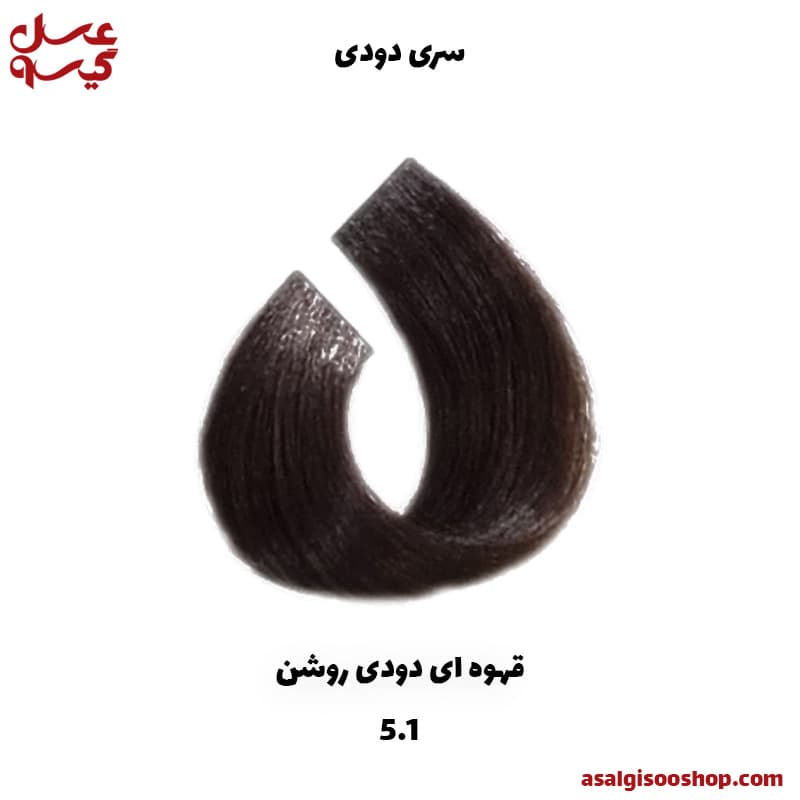 رنگ مو کاترومر KATROMER سری دودی-کد1401 — تصویر ۴