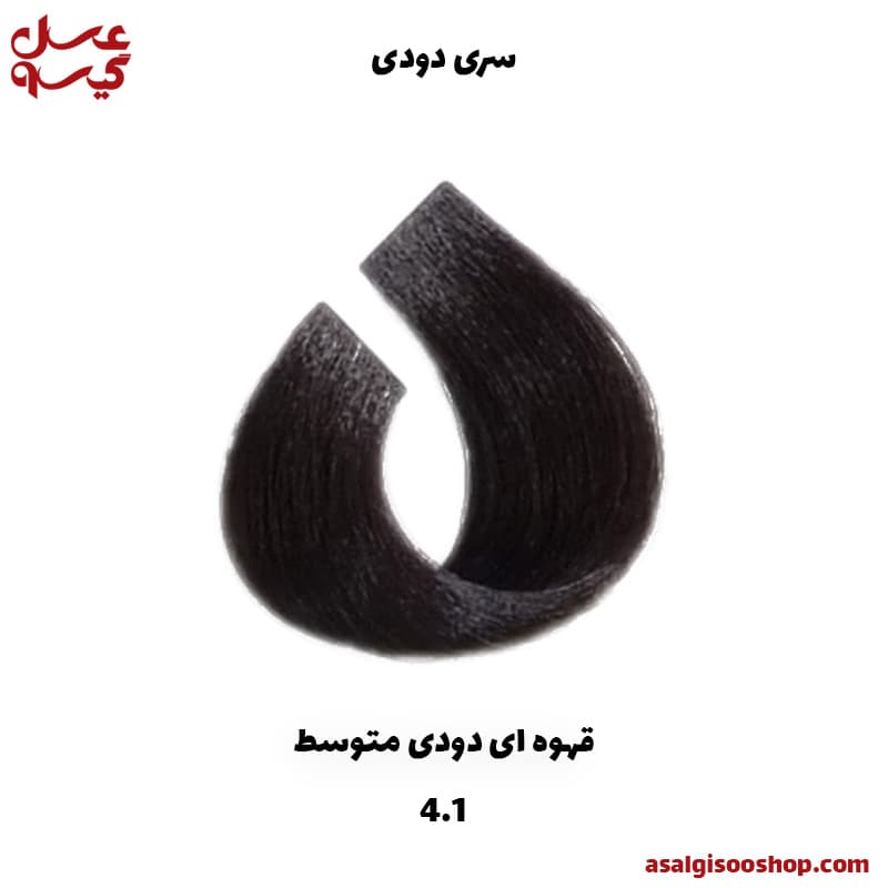 رنگ مو کاترومر KATROMER سری دودی-کد1401 — تصویر ۳
