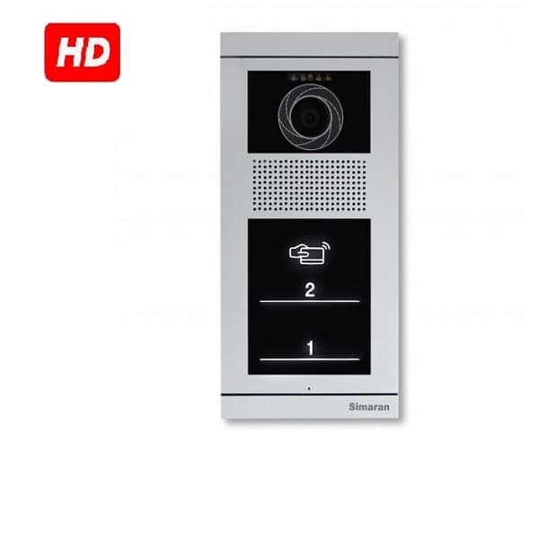 پنل 2 واحدی تصویری HD تاچ کارتی TD2 سیماران