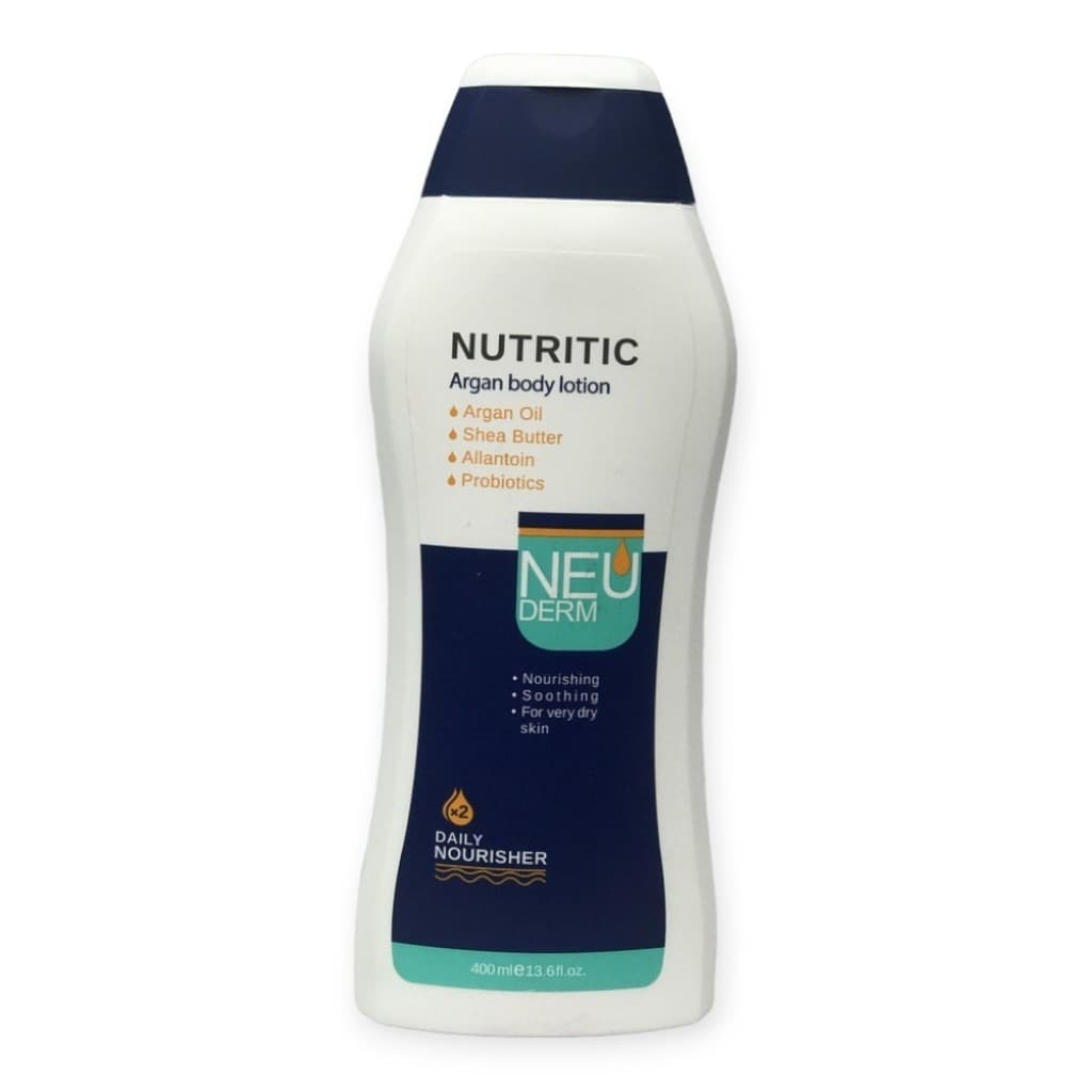 لوسیون بدن نئودرم NEUDERM مدل Daily Nourisher حجم 400 میلی لیتر