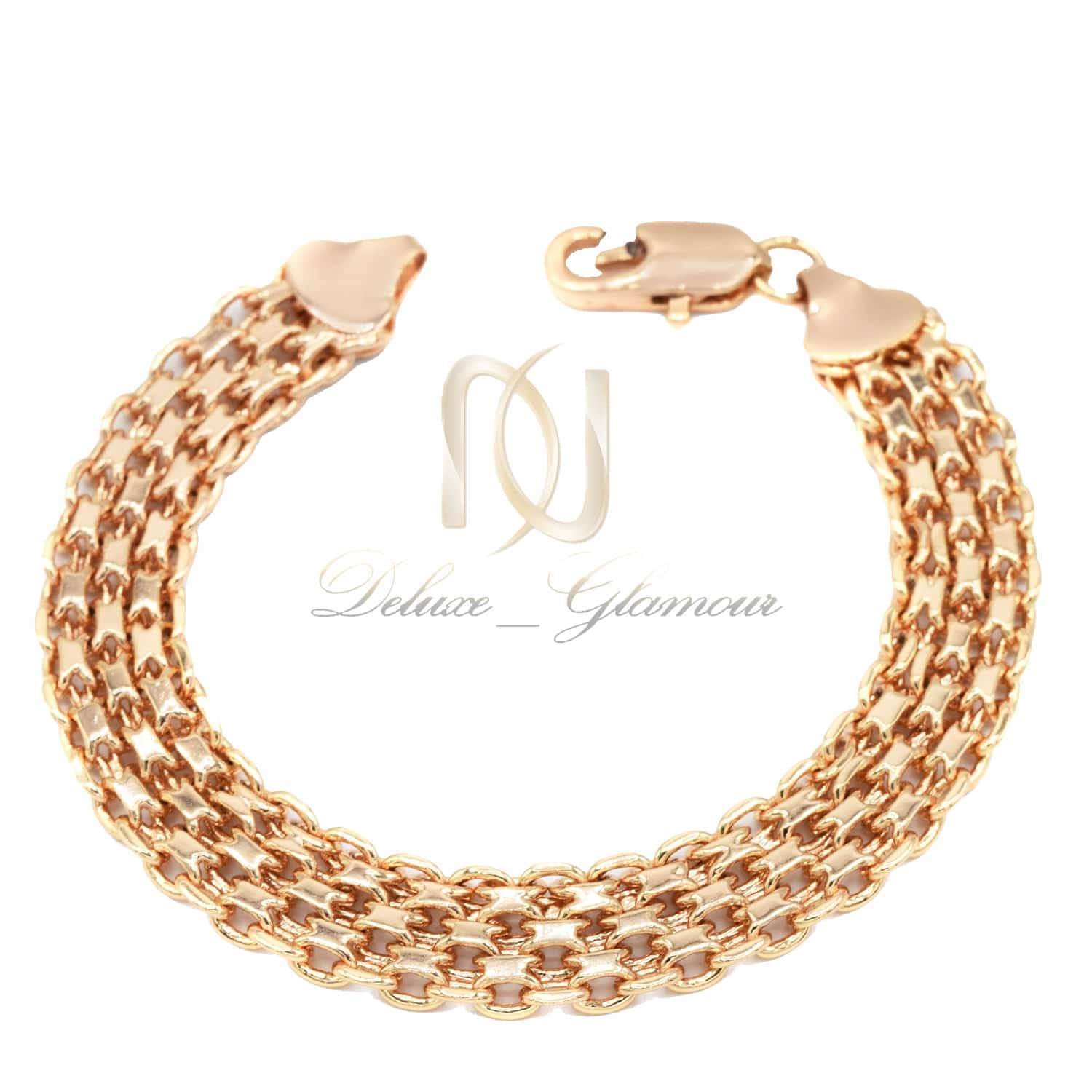 دستبند زنانه استیل طرح طلا ds-n679