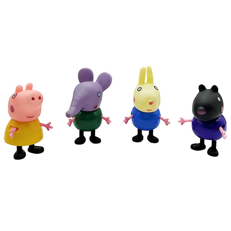 فیگور ناب سل مدل Peppa Pig کد FI11106 مجموعه 4 عددی