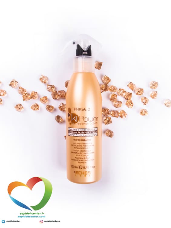اسپری محلول کراتینه اچ اس لاین – 250ml ECHOSLINE Ki Power Lotion — تصویر ۲