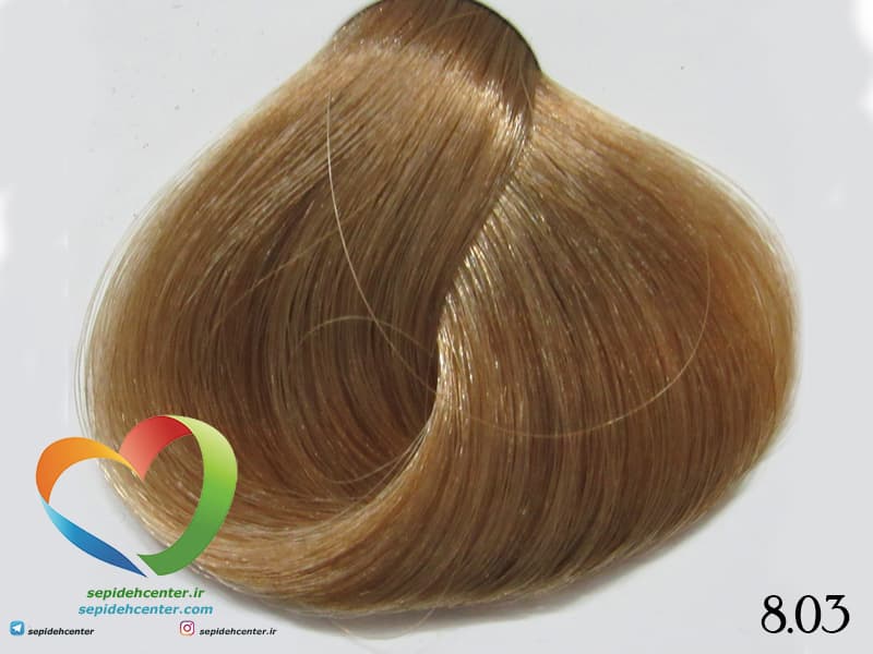 رنگ مو اپتیما مدل Attive Naturale شماره 8.3 رنگ بلوند طلایی روشن