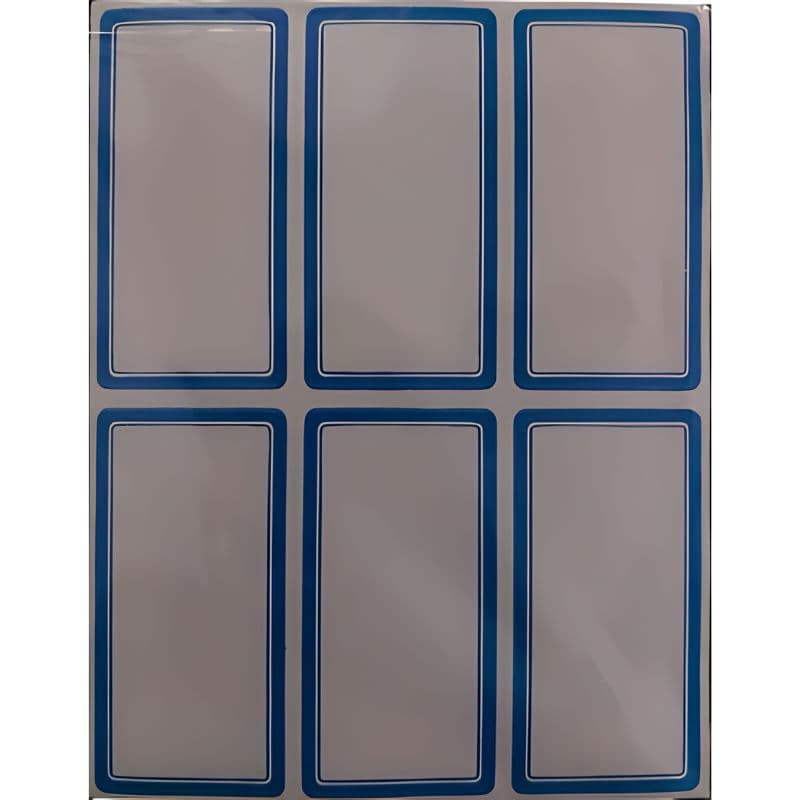برچسب دور آبی 50 برگی سایز 3.5×6.8 سانتیمتر وارداتی