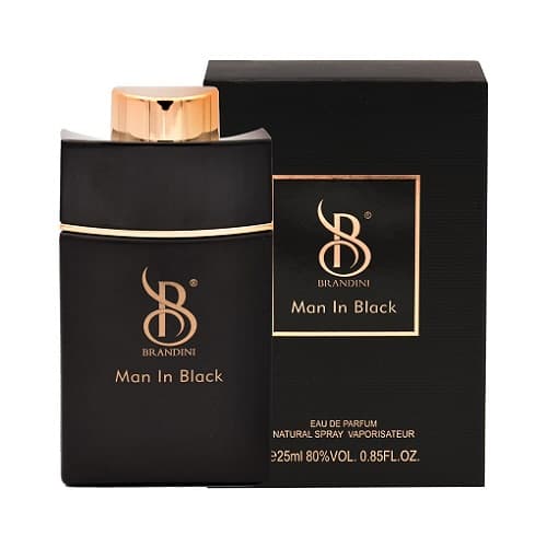 BRANDINI Man in black برندینی من این بلک عطر مردانه رایحه گرم و تلخ