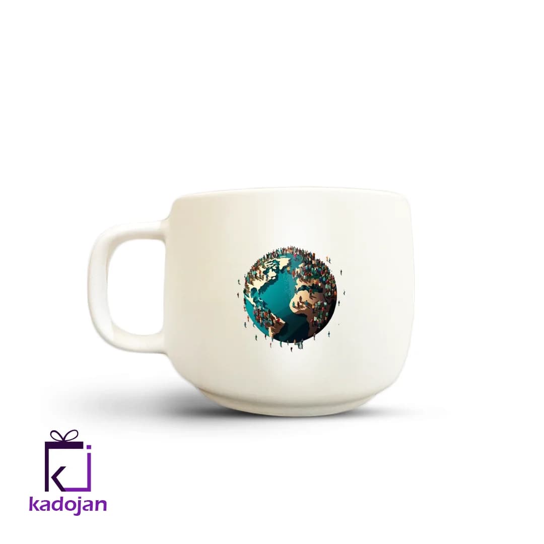ماگ فانتزی طرح کره زمین کد 1597