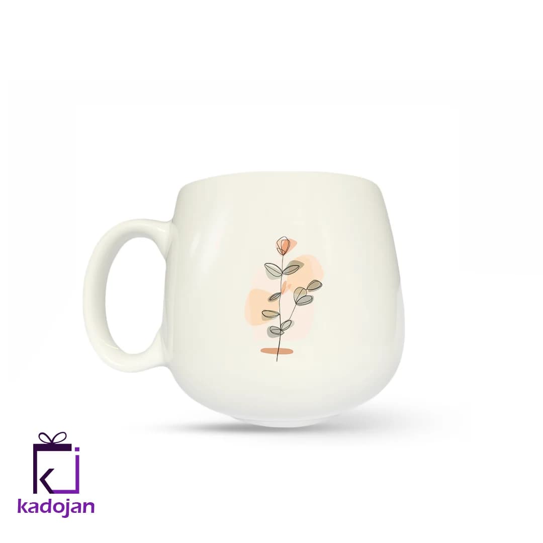 ماگ فانتزی طرح گل کد 1493