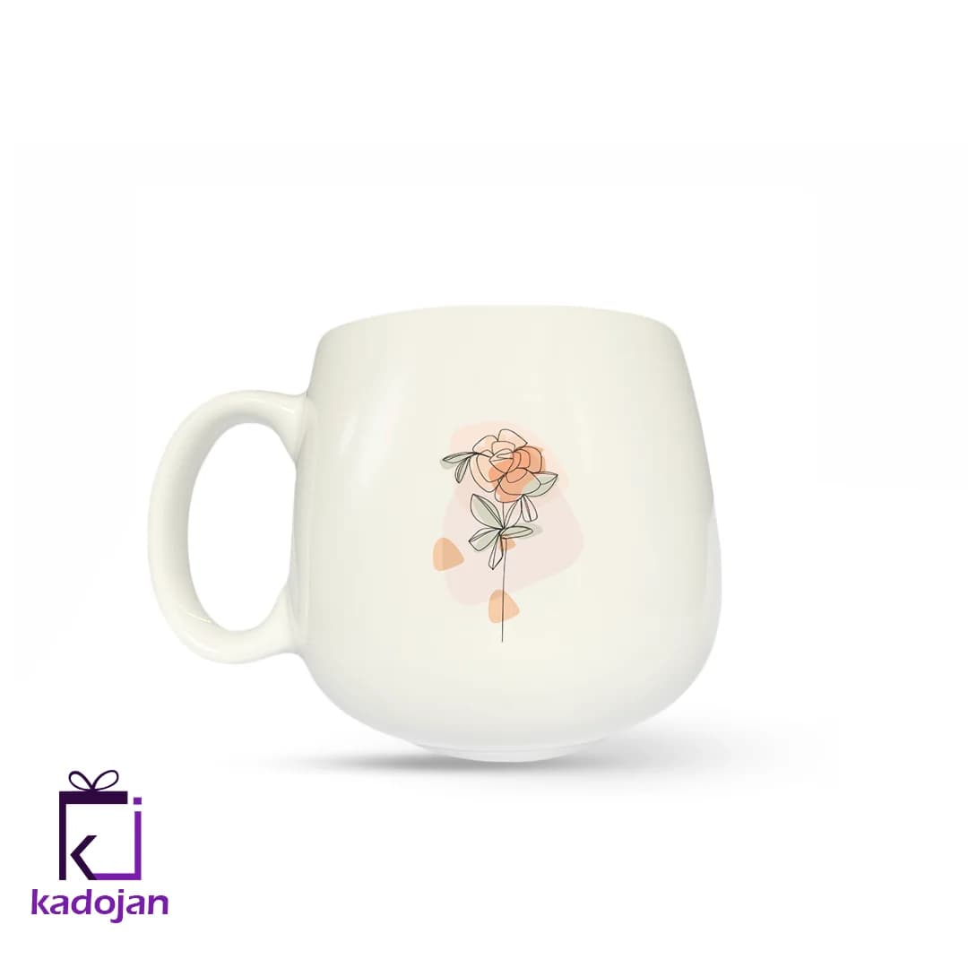ماگ فانتزی طرح گل کد 1494