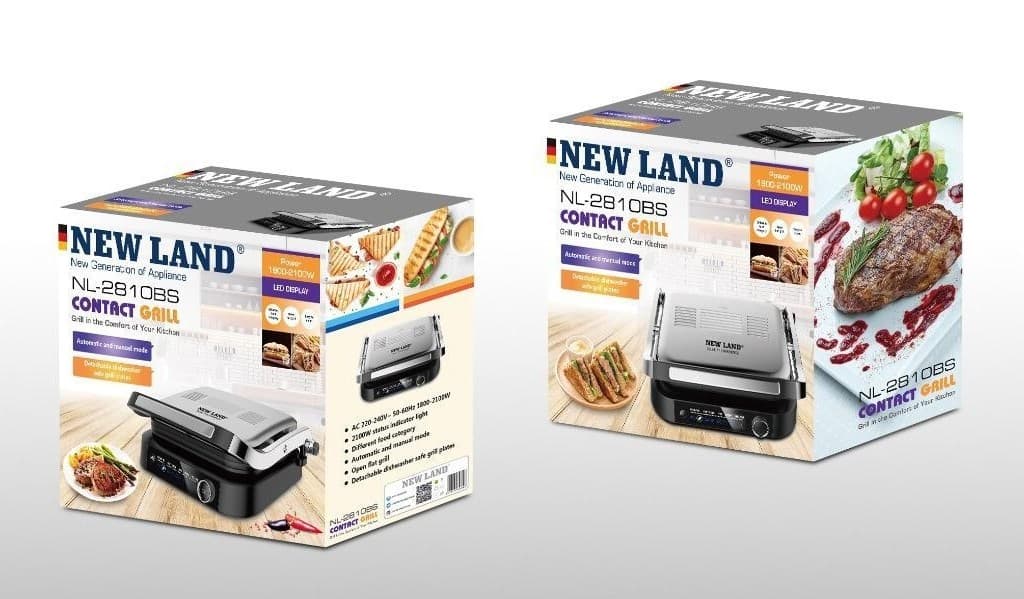 گریل حرفه ای نیولند مدل newland NL-2810BS — تصویر ۷