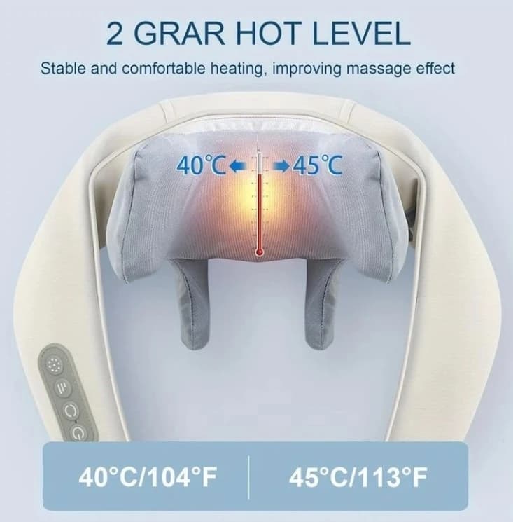 ماساژور خرچنگی گردن و شانه برقی 900 — تصویر ۳