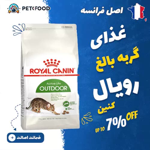 غذای خشک گربه رویال کنین Outdoor Adult (بالغ خارج خانه)