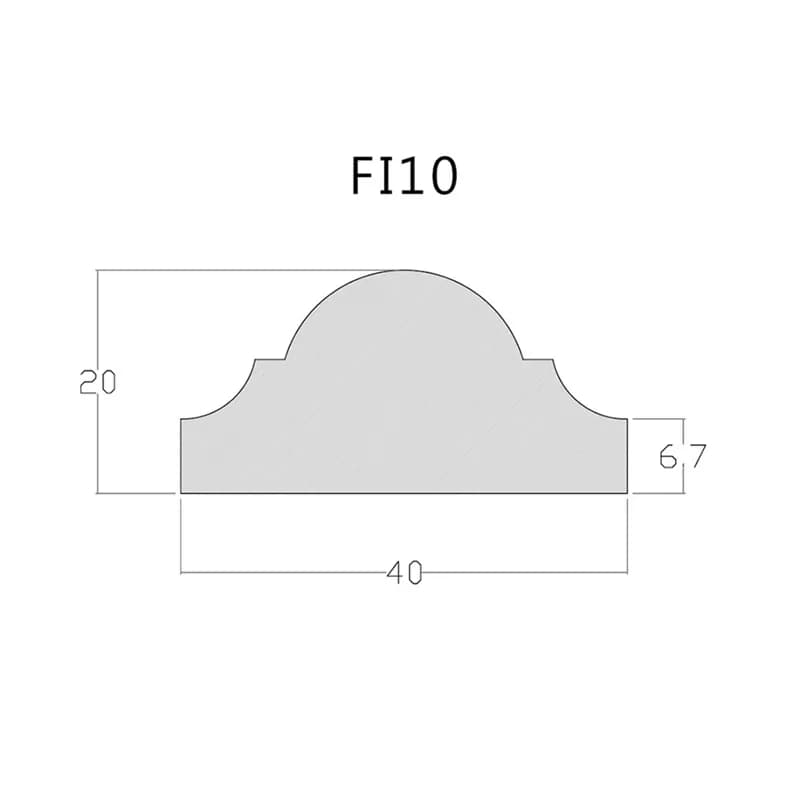 ابزار قاب بندی پلی استایرن بهینا 4 سانتیمتر FI10 — تصویر ۶