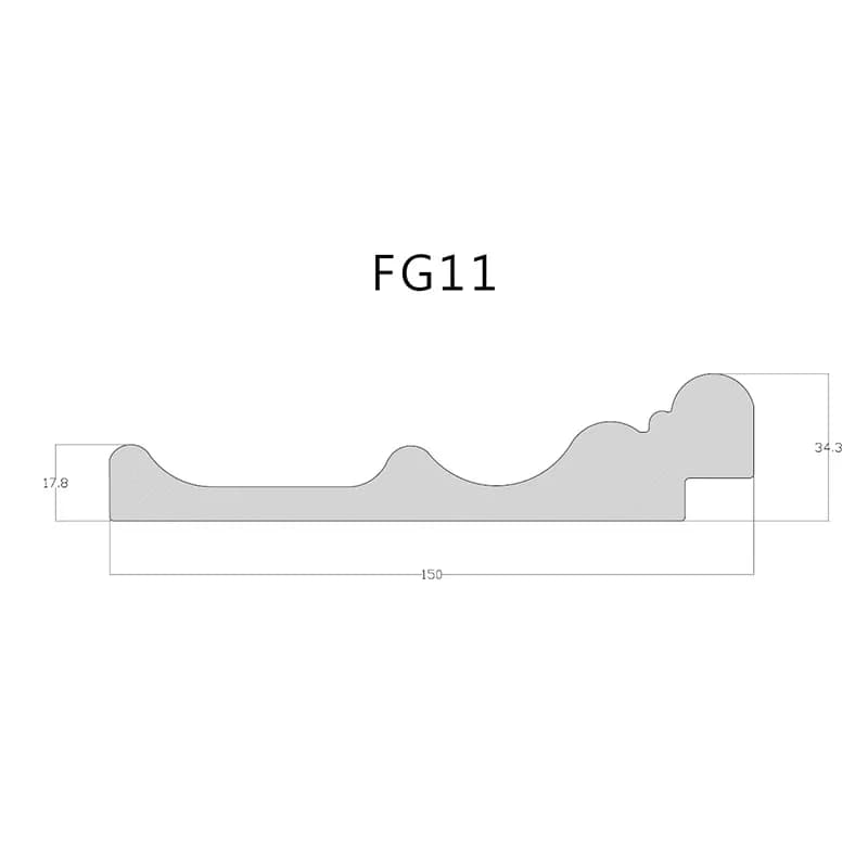 قرنیز پلی استایرن بهینا 15 سانتیمتر FG11 — تصویر ۵