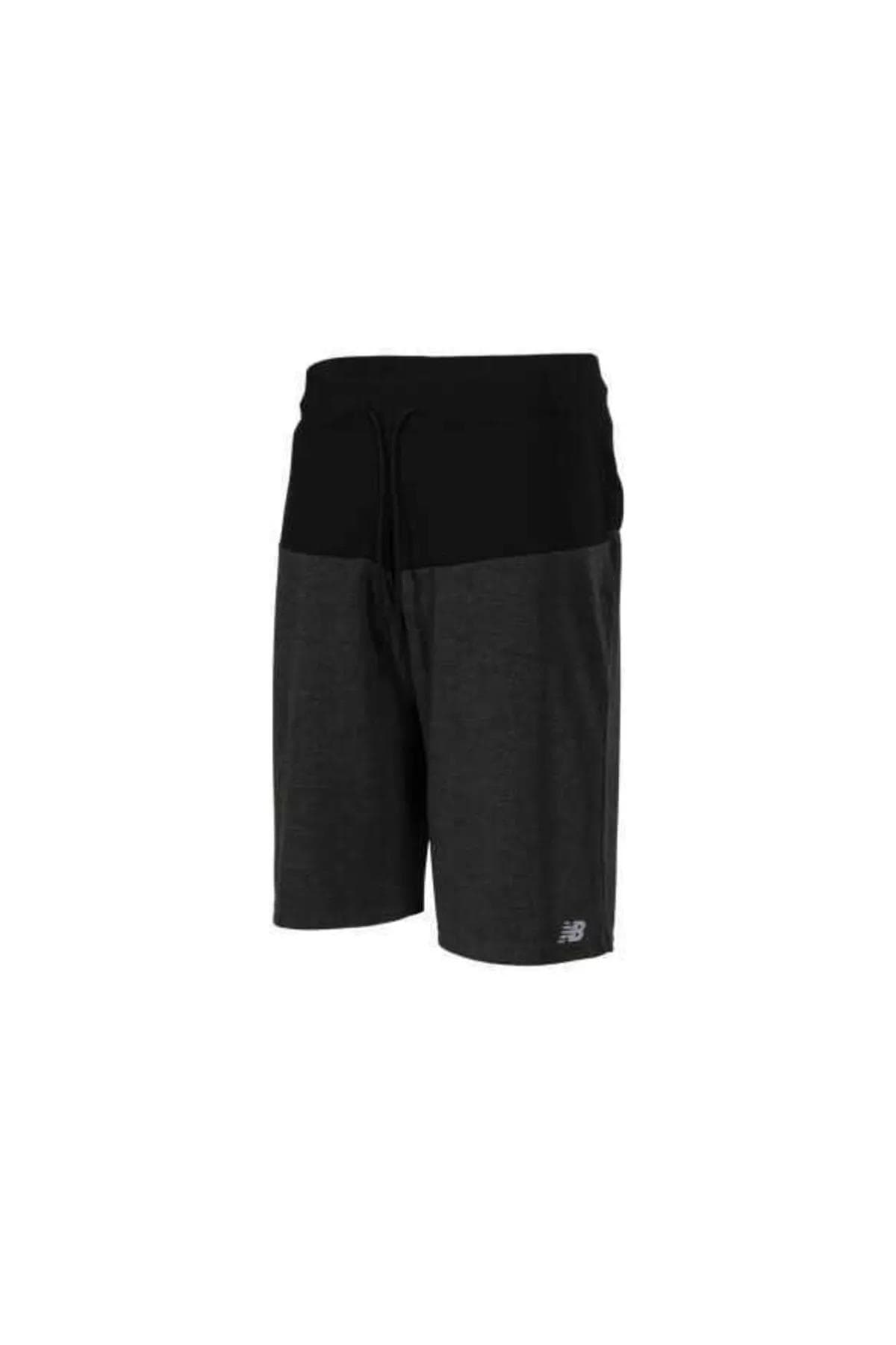 شورت ورزشی نیو بالانس مردانه پارچه خاکستری فاق نرمال دامن کوتاه اسپرت | New Balance SOMTS1962 TR