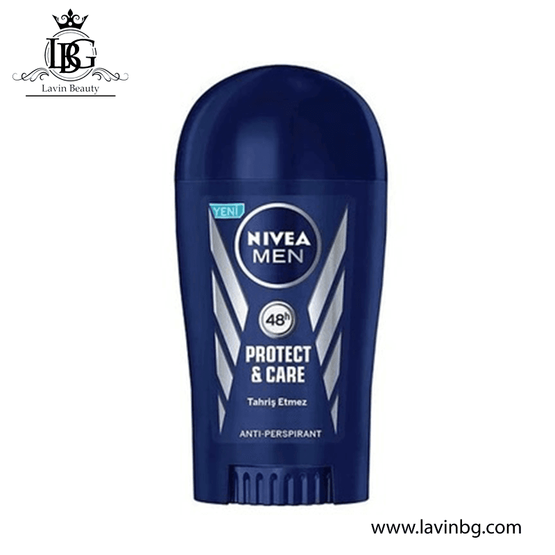 استیک صابونی ضدتعریق مردانه نیوآ مدل Protect and care حجم 40 میل – NIVEA — تصویر ۲