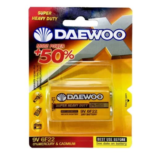 باطری کتابی DAEWOO 9V