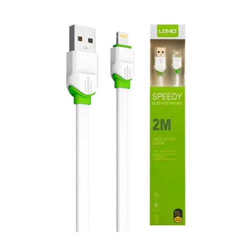 کابل شارژ آیفون LDNIO LS33 2M