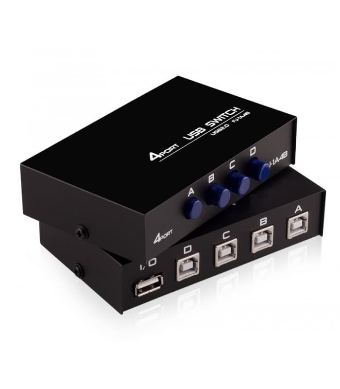 دیتا سوئیچ 1 به 4 دستی USB