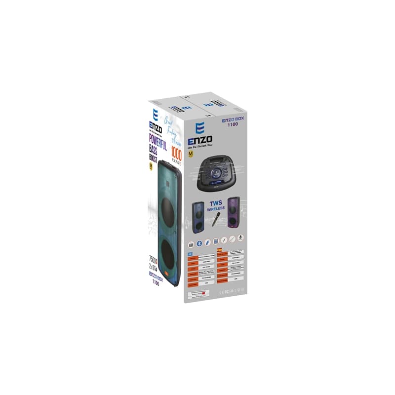 اسپیکر پارتی باکس ENZO 1100 — تصویر ۳