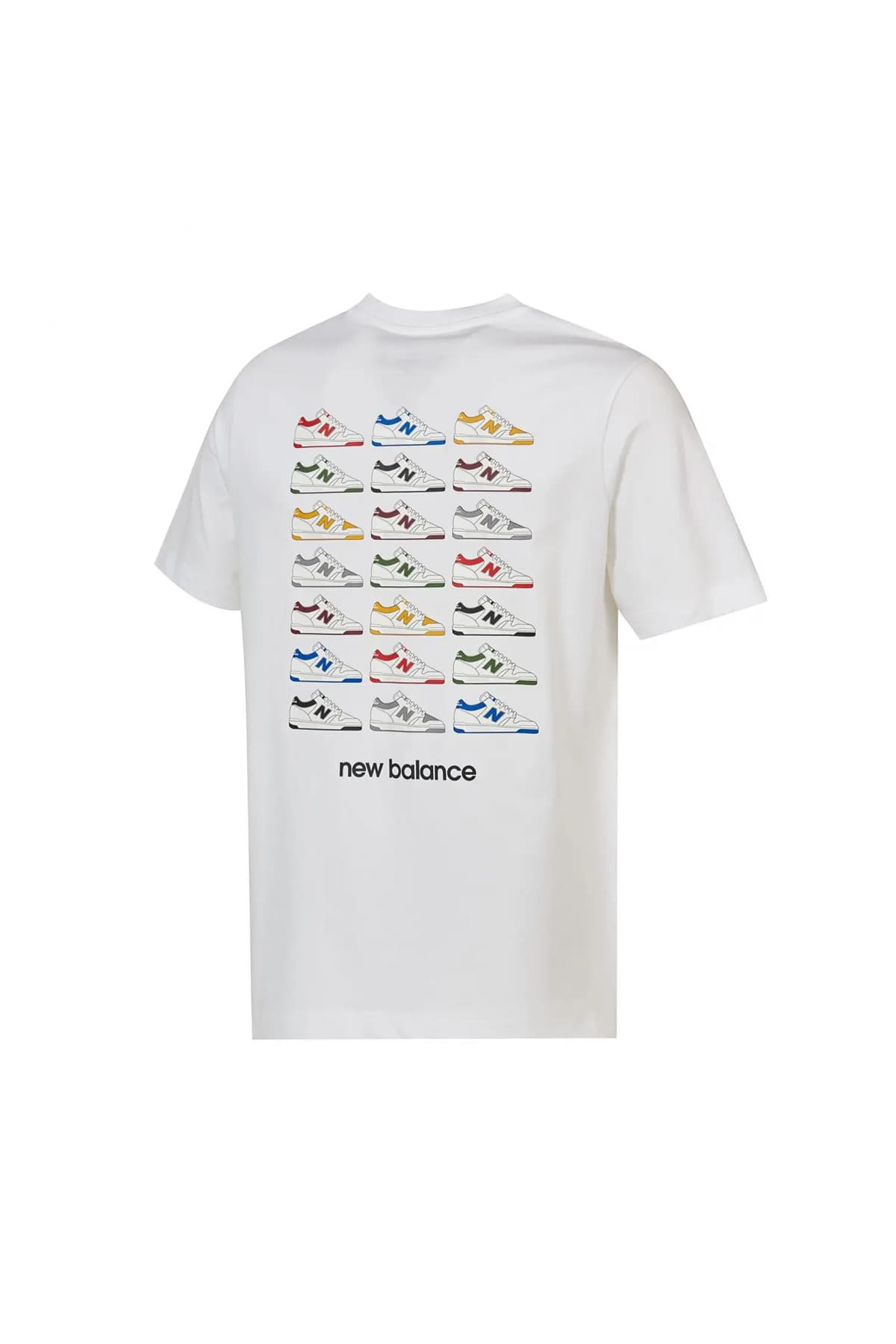 تی شرت ورزشی نیو بالانس زنانه پارچه سفید مردانه زنانه راسته Regular/رگولار Regular/رگولار اسپرت | New Balance UNT3409-WT TR — تصویر ۲
