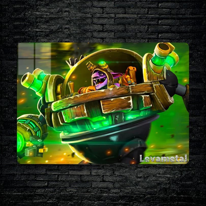 متال پوستر timbersaw از گیم دوتا2 , dota2 با کد E-020