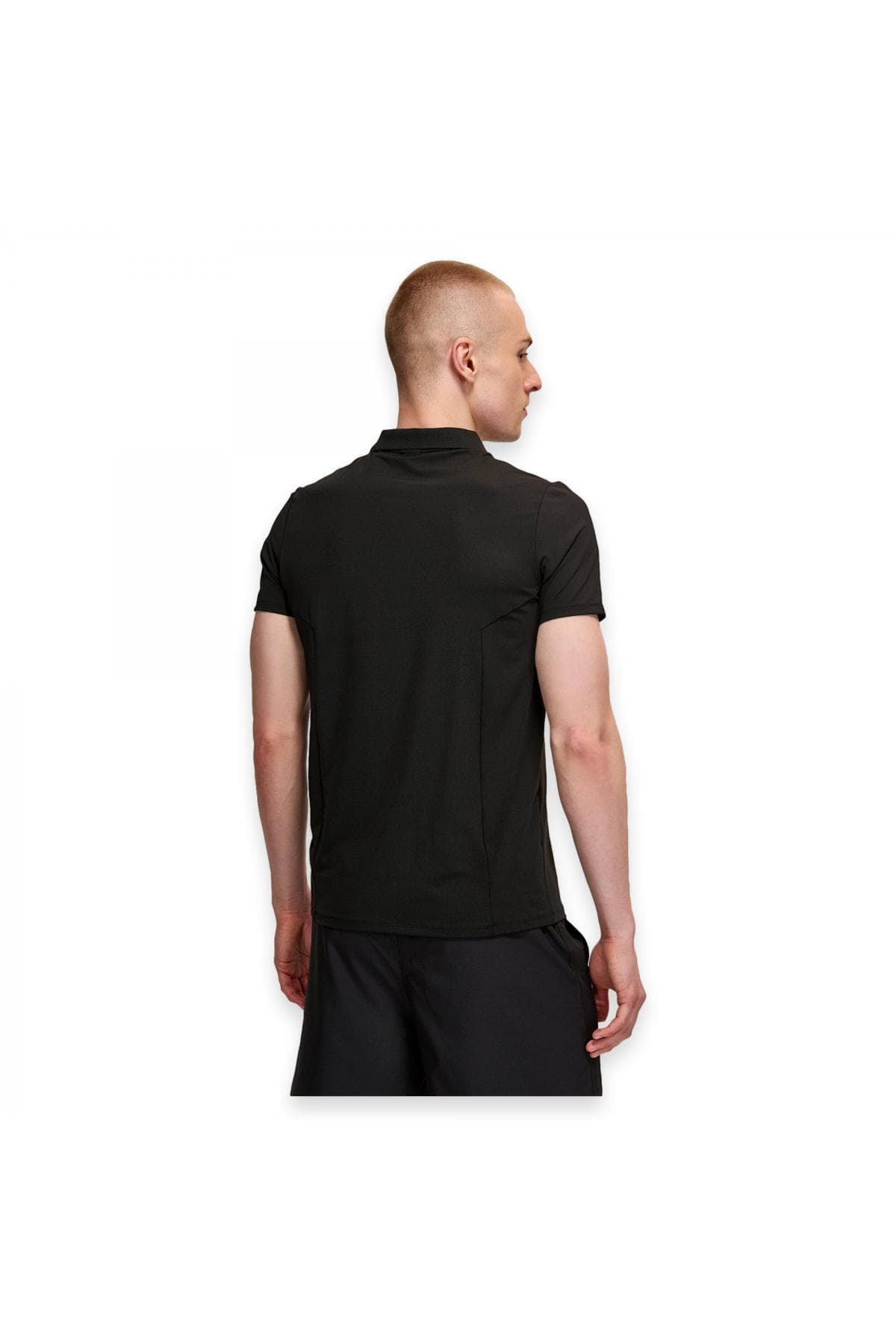 پولوشرت نیو بالانس مردانه منسوجات مشکی اسپرت راسته Regular/رگولار Regular/رگولار Daily/روزانه | New Balance 375 MNT1438 AD — تصویر ۳