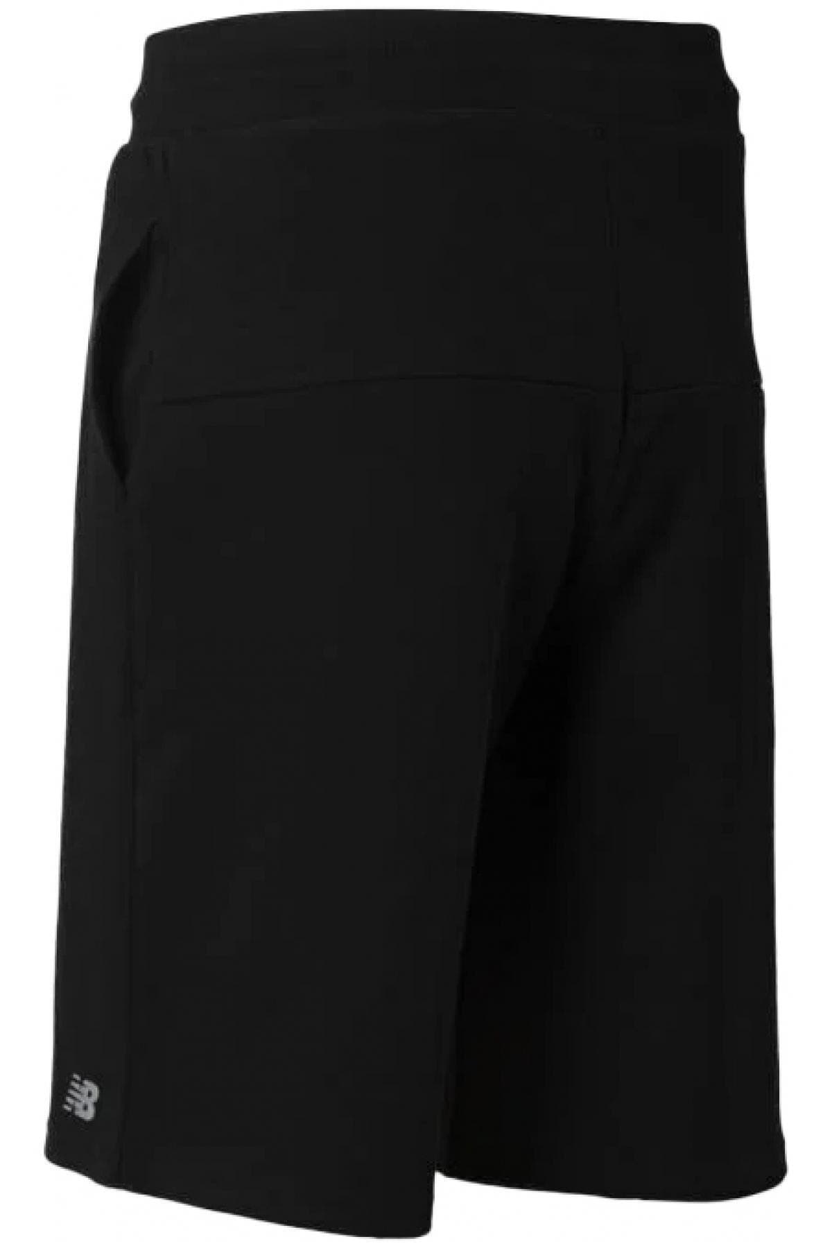 شورت ورزشی نیو بالانس مردانه پنبه ای مشکی راسته Regular/رگولار فاق نرمال میانه اسپرت | New Balance 375 MTS1962 TR — تصویر ۲