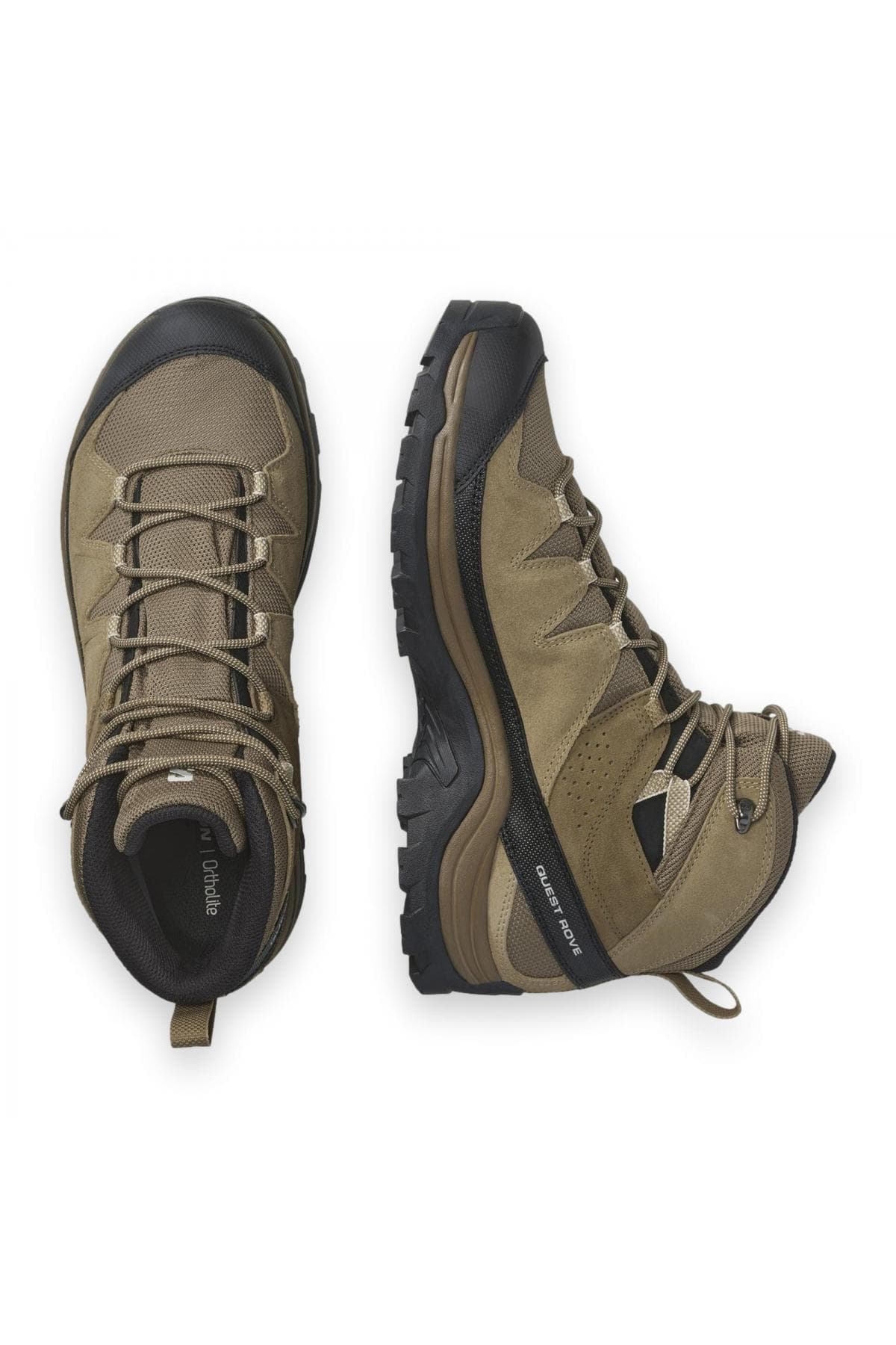 بوت سالومون مردانه منسوجات خاکی راسته Bootie کژوال/روزمره | Salomon L47181400 KH