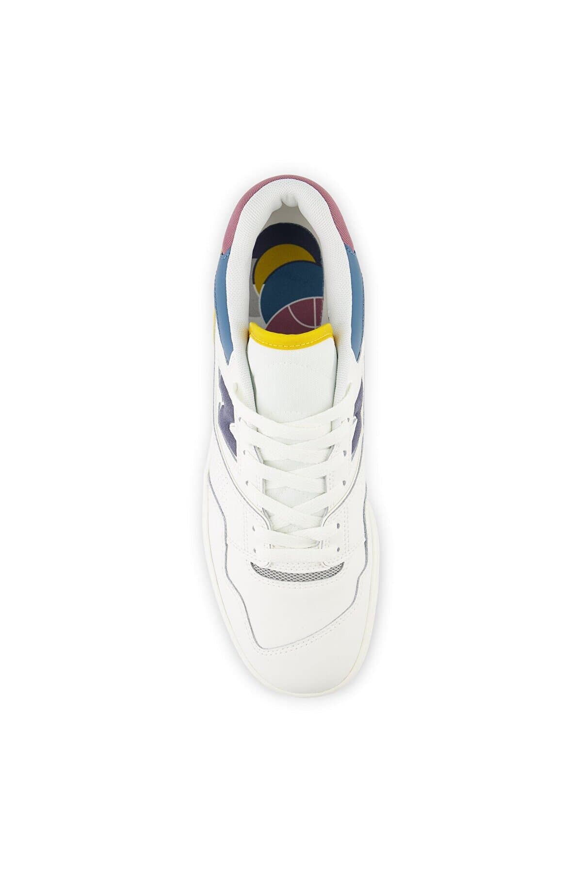 کفش اسنیکر نیو بالانس زنانه سفید راسته کژوال/روزمره | New Balance BB550PGB VN — تصویر ۳