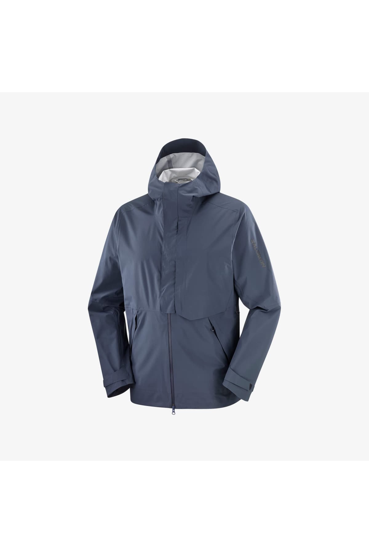 کاپشن اسپرت سالومون مردانه آبی سرمه ای راسته Regular/رگولار اسپرت | Salomon LC2643200 BD