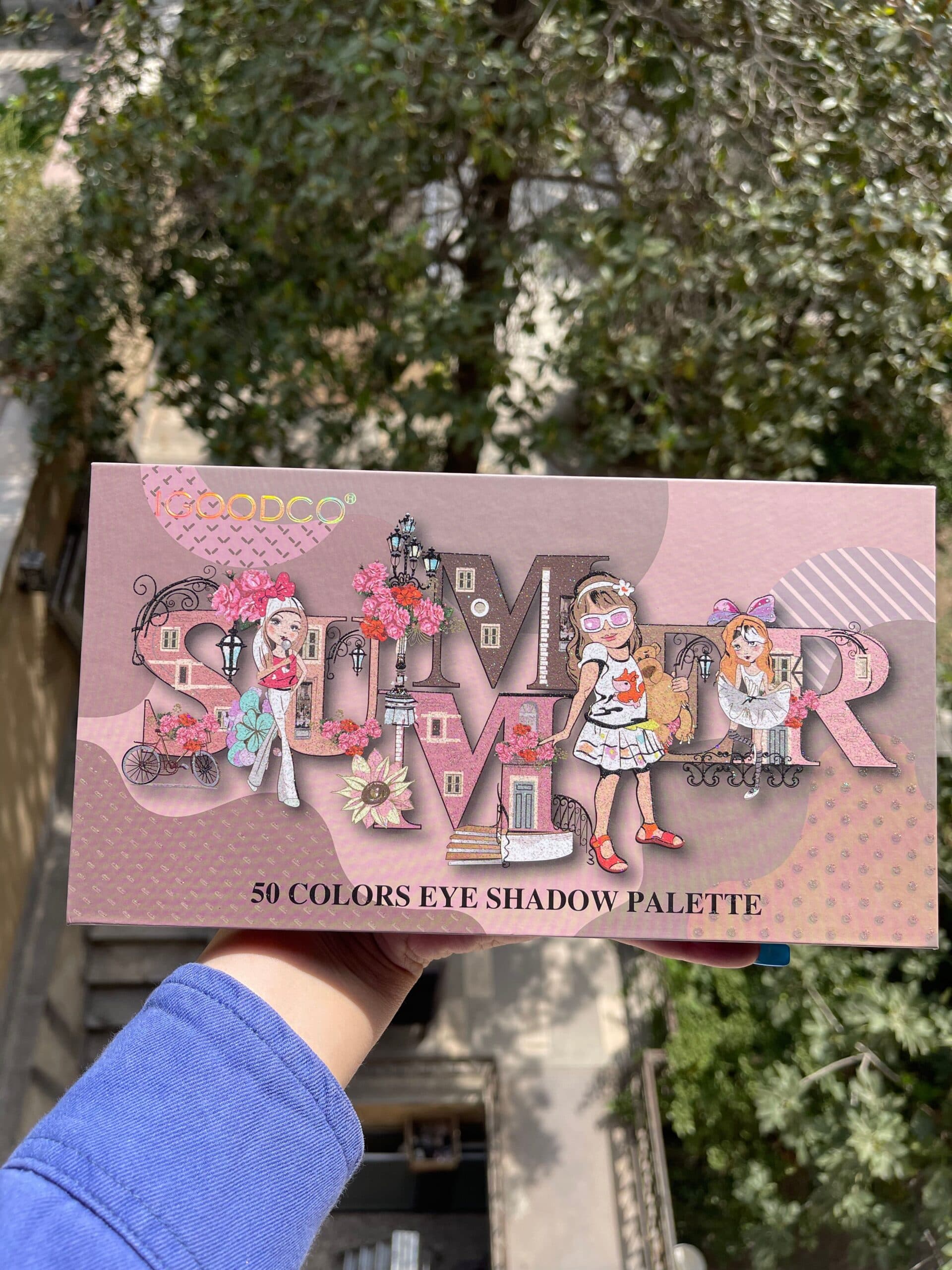 پلت سایه 50 رنگ IGOODCO SUMMER — تصویر ۳