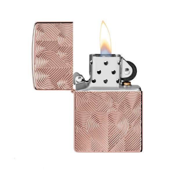 فندک زیپو اصل 48919 | Zippo Armor Hearts Design — تصویر ۳
