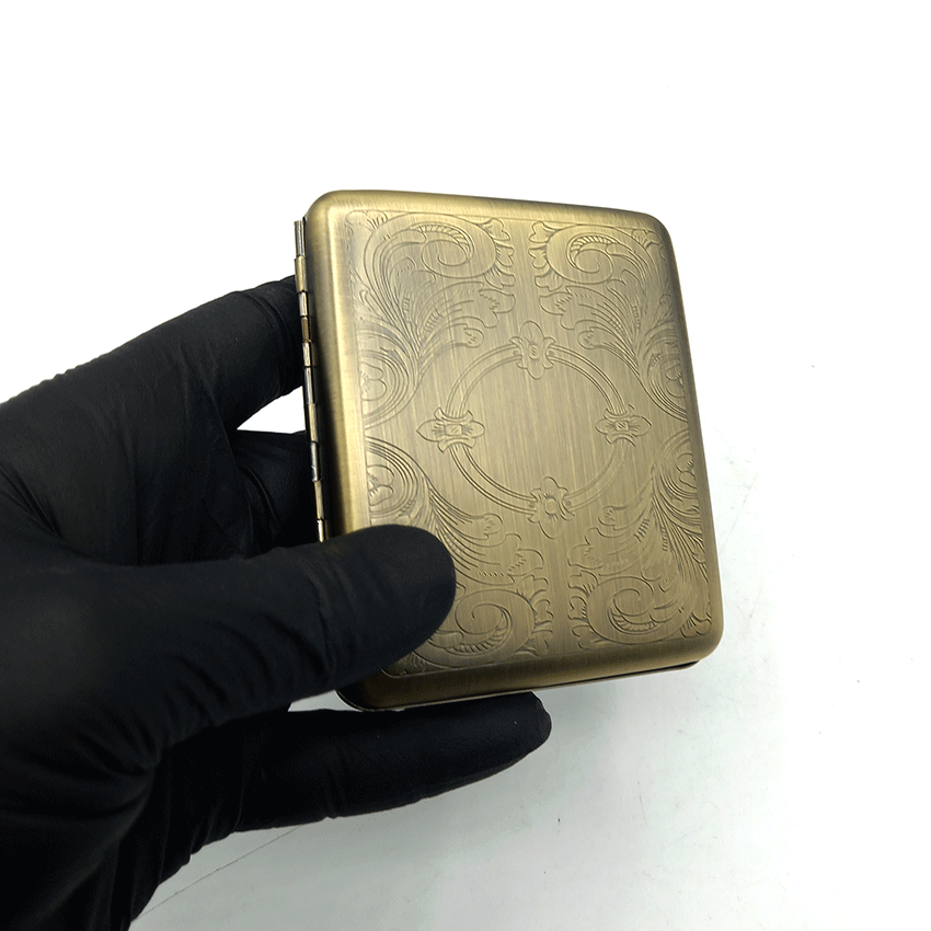 جاسیگاری (قوطی سیگار) فلزی گوپای کد D2103 — تصویر ۲