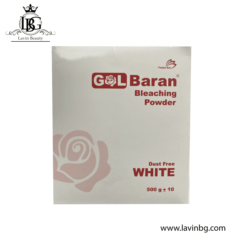 پودر دکلره سفید گلباران رنگ سفید وزن 500 گرم – GOLBARAN
